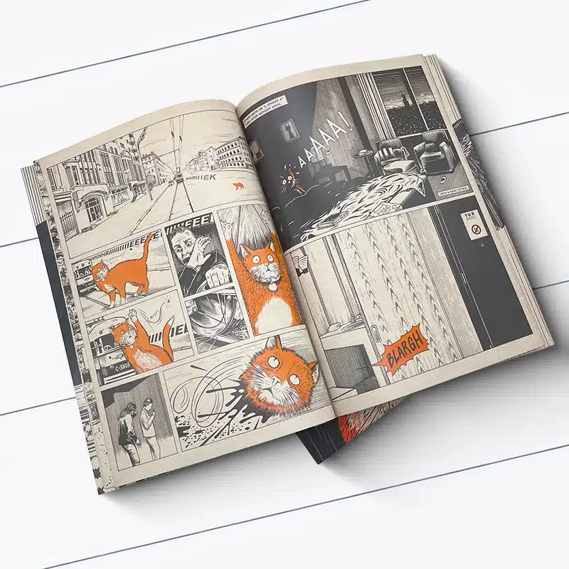 colorful graphic novel printing services
