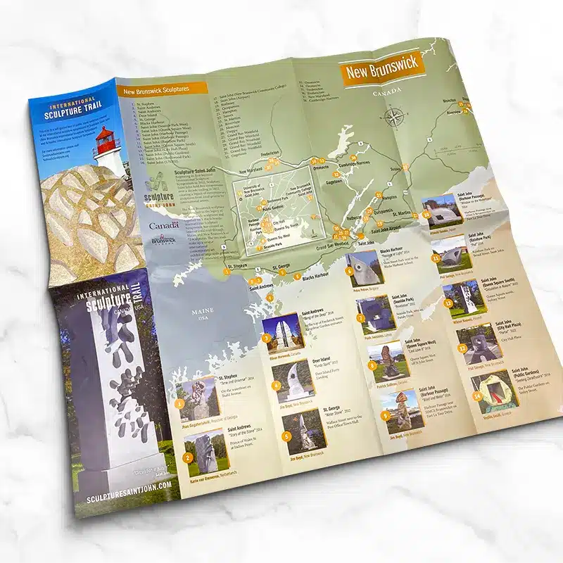 travel map printing