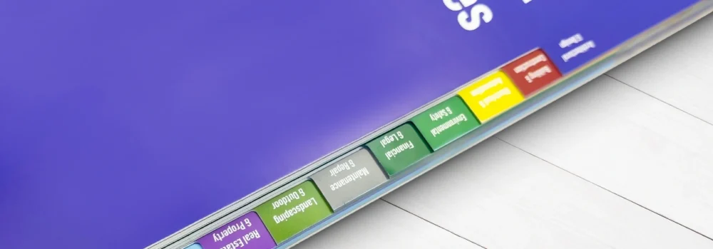 Index Tabs Printing Page