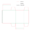 Reverse Tuck End Box dieline
