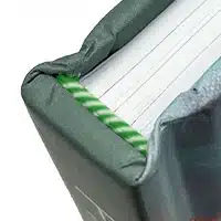 green and white Headband