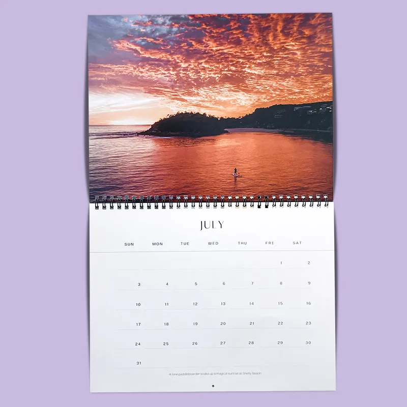 bulk wire-o calendar printing