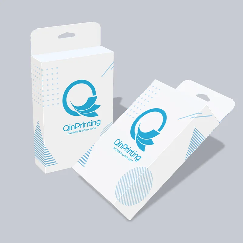 Custom Straight Tuck End with Hang Tab Box