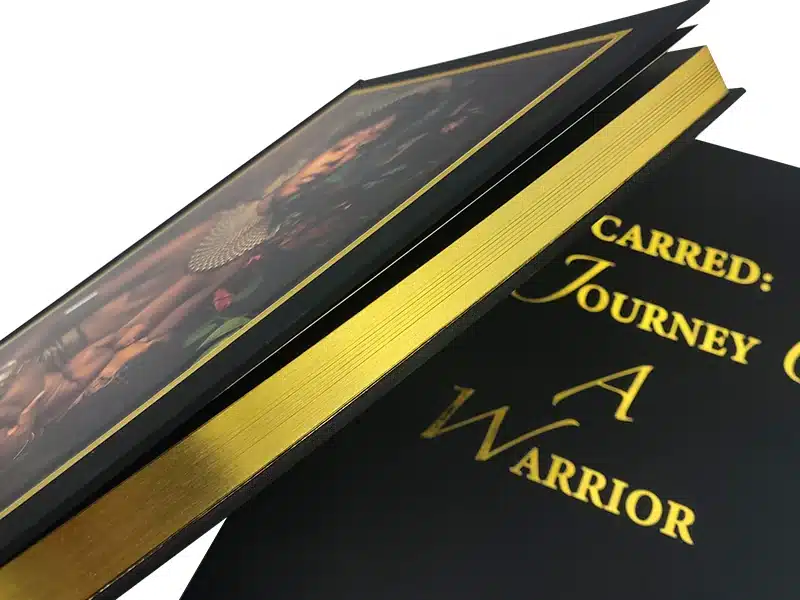 Gilded Metallic Edges Book