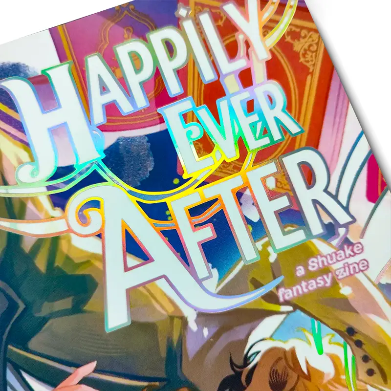 Holographic Foil Stamping Book Cover