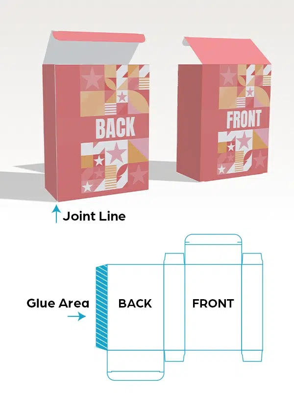 Reverse Tuck End Boxes – Front and Back Orientation