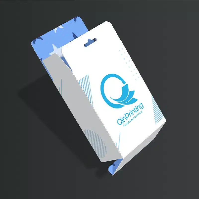 Reverse Tuck End with Hang Tab Box Printing