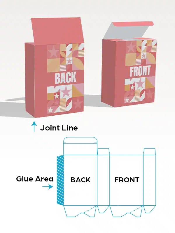 Tuck Top Auto Bottom Boxes – Front and Back Orientation