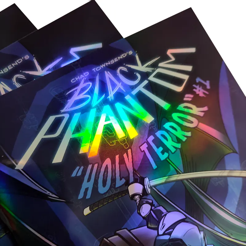 holographic cover books printing