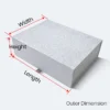 Collapsible Rigid Boxes Outer Dimension
