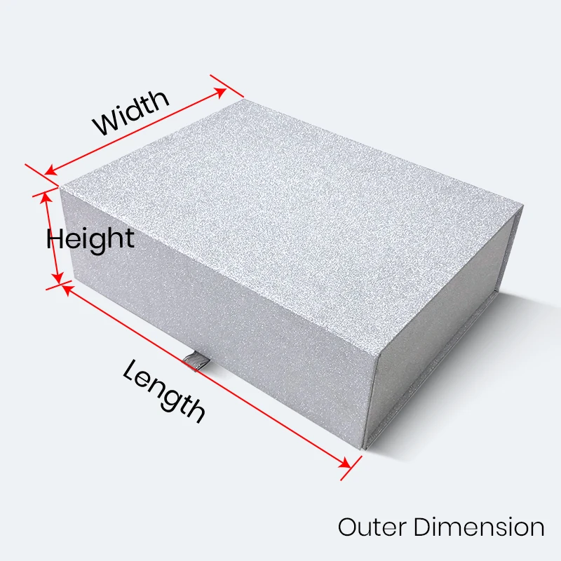Collapsible Rigid Boxes Outer Dimension