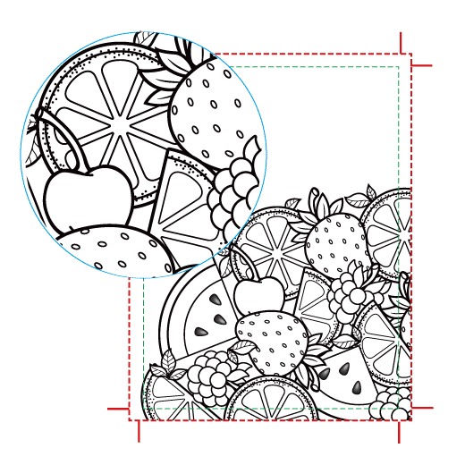 Keep line weight at 0.3 mm