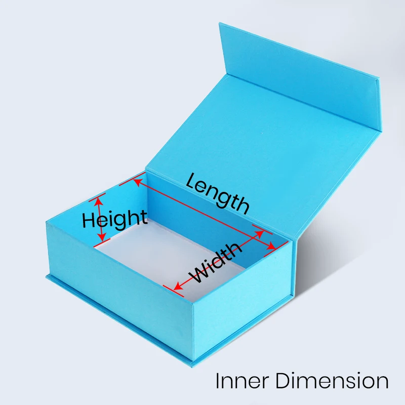Magnetic Closure Rigid Boxes Inner Dimension