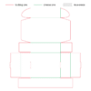 One-Piece Tuck Top Box dieline