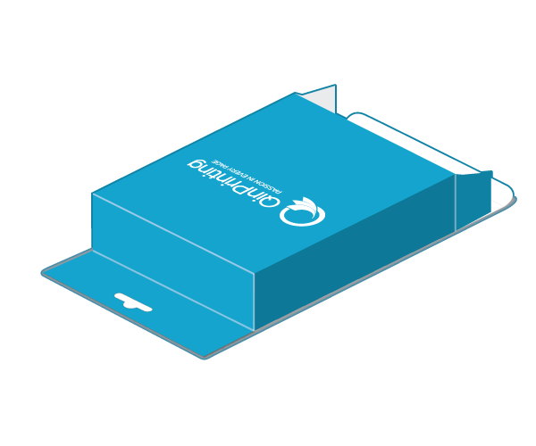 Reverse Tuck End with Hang Tab Box