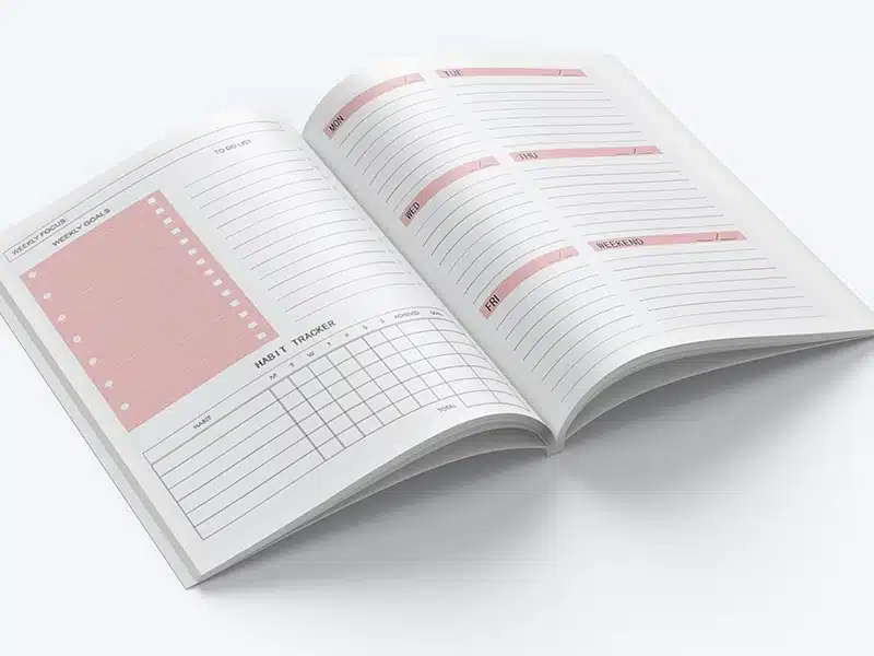 Softcover Planner Printing