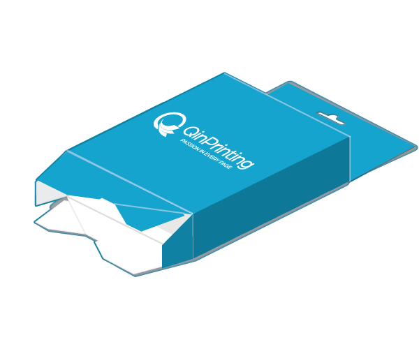 Tuck Top Auto Bottom with Hang Tab Box