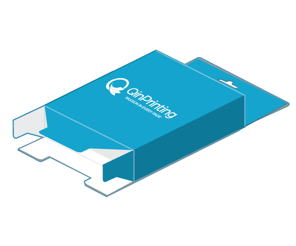 Tuck Top Snap Lock Bottom with Hang Tab Box