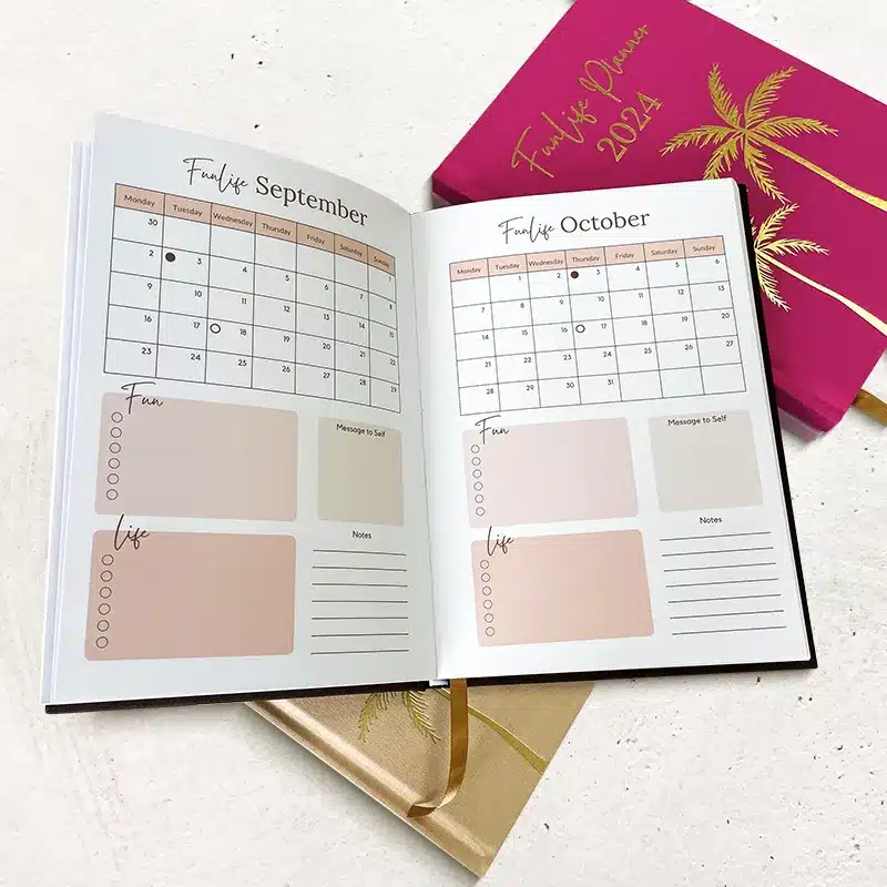 planner printing and binding