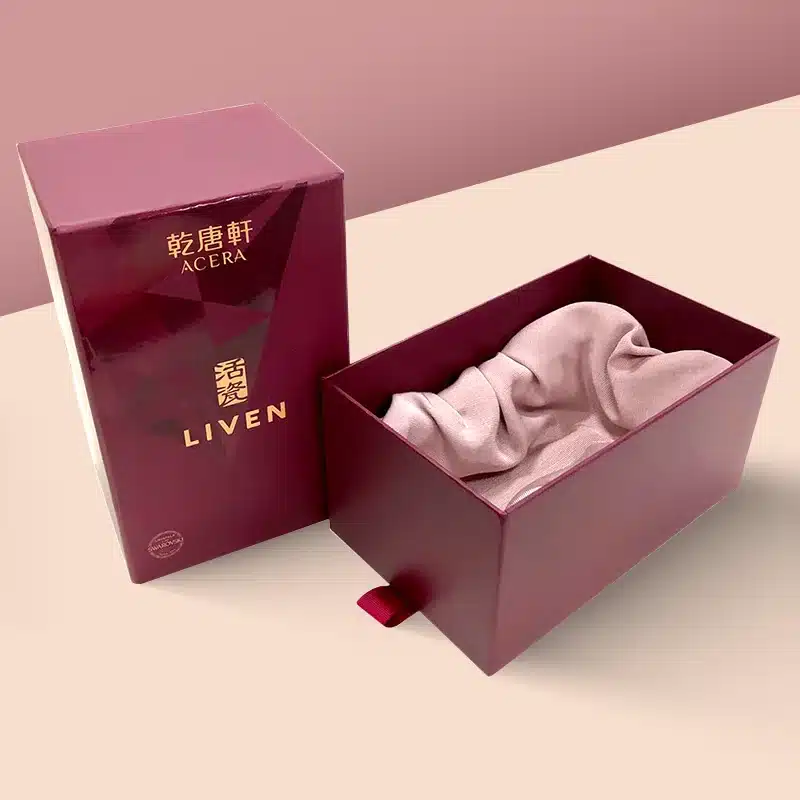 Custom Print Rigid Drawer Boxes Packaging