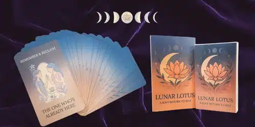 Lunar Lotus Oracle Deck A Soft Return to Self