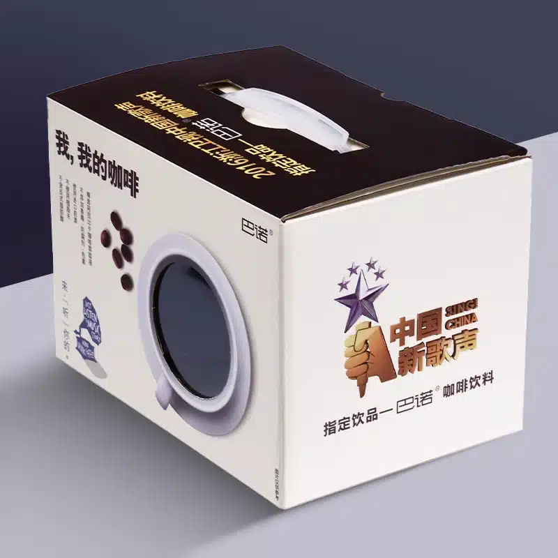 QinPrinting Corrugated Box with handle