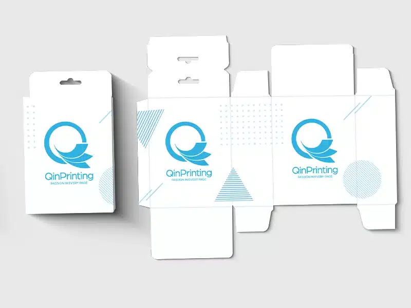 Reverse Tuck End Box with Hang Tab