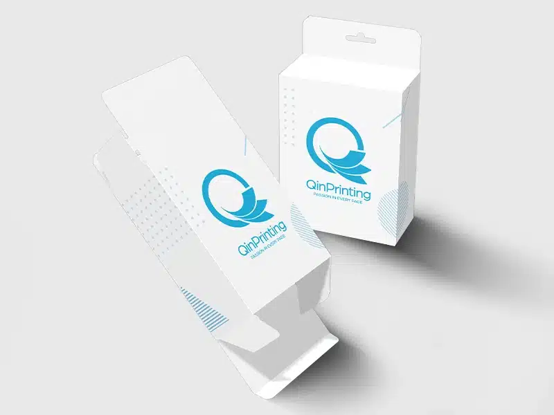 Reverse Tuck End Box with Hang Tab