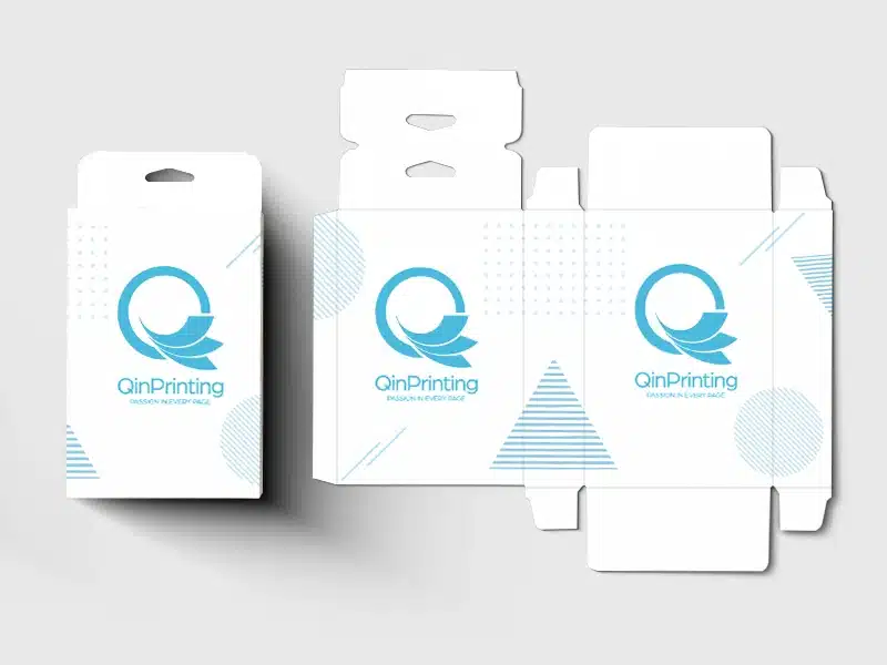 Straight Tuck End Box with Hang Tab