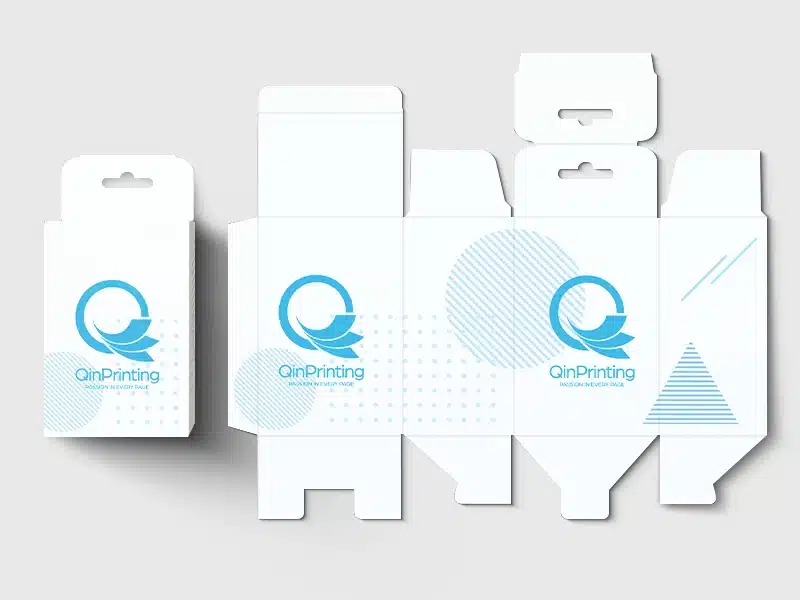 Tuck Top Snap Lock Bottom Box with Hang Tab