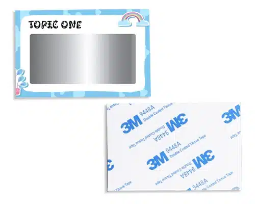 card with Adhesive Strips