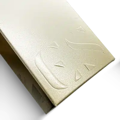 emboss Logo Box