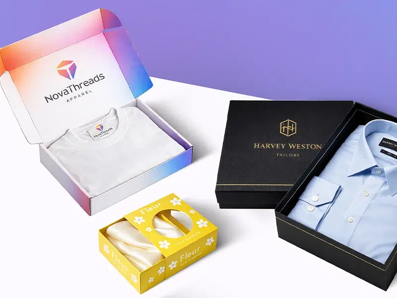 Custom Apparel Packaging Boxes