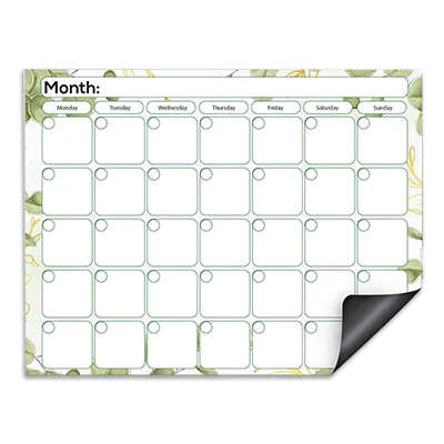 Magnetic Dry Erase Calendar