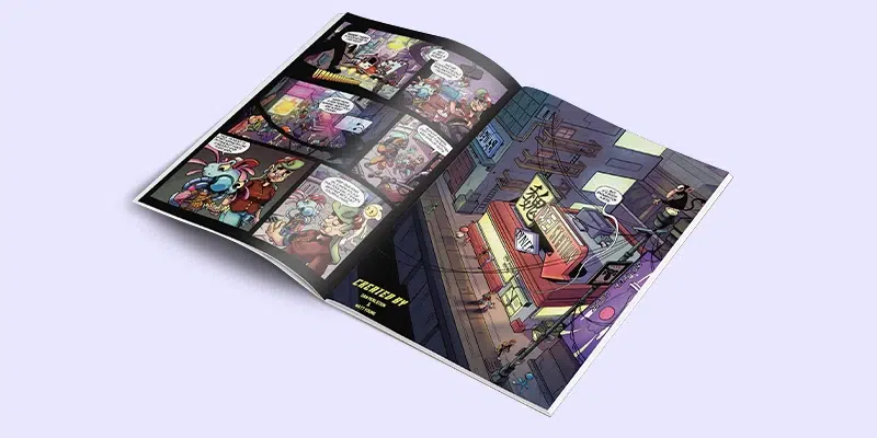 Saddle Stitch (Stapled) Book Printing Cost