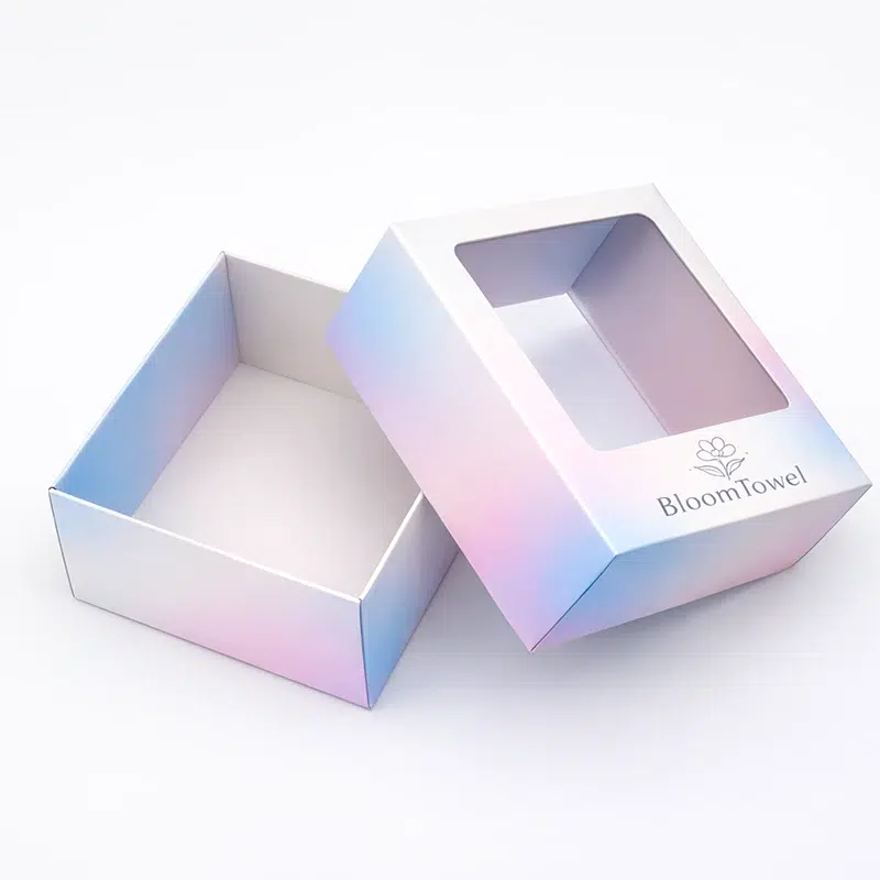 Tray and Lid Boxes with Clear Window