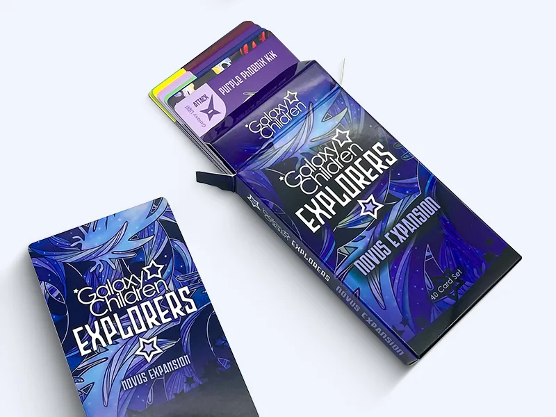 Tuck-end card boxes