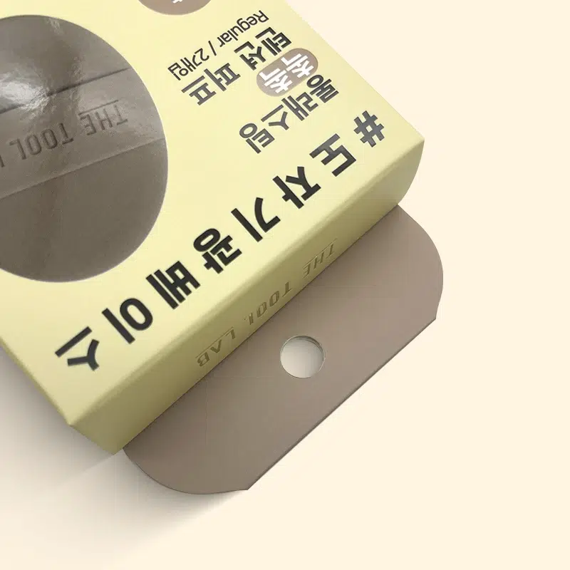 Custom Hang Tab Cosmetic Boxes Printing with hole