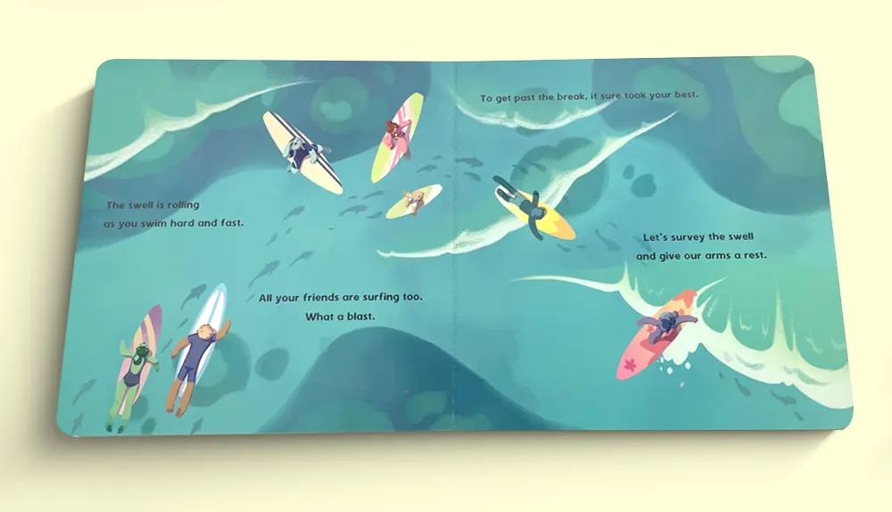 Board Books Open Completely Flat