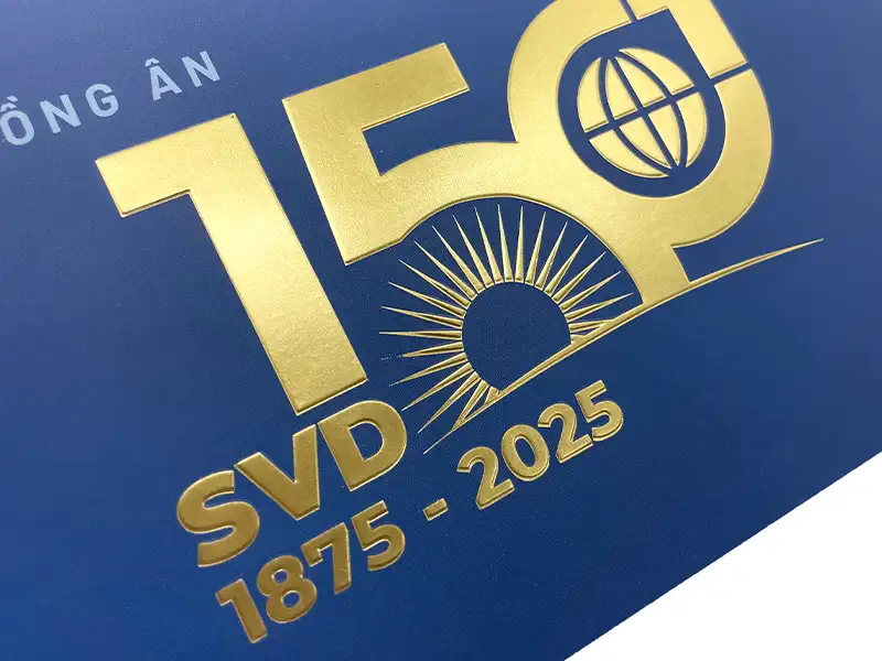 Gold Foil Stamping with Emboss