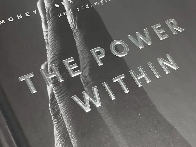 Silver Foil Stamping with Emboss
