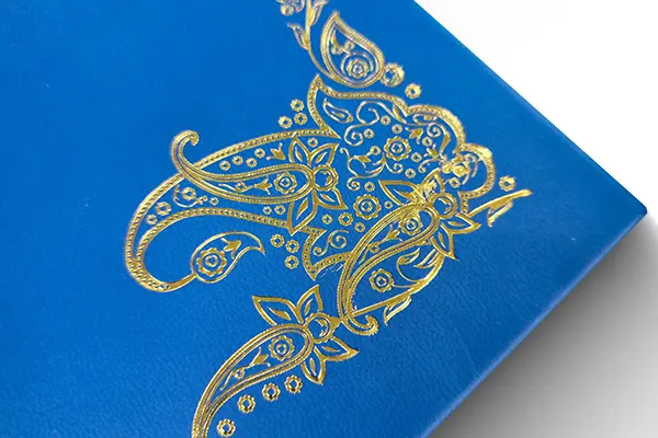 Foil Stamping on Leather Cover