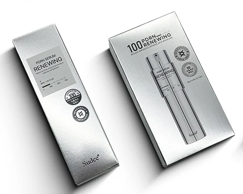 Silver Cardstock Box
