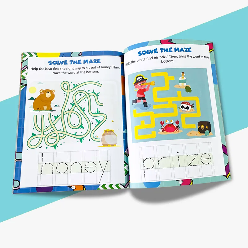 kids activity book cheap printing