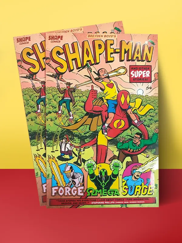 Shape man printed by QinPrinting