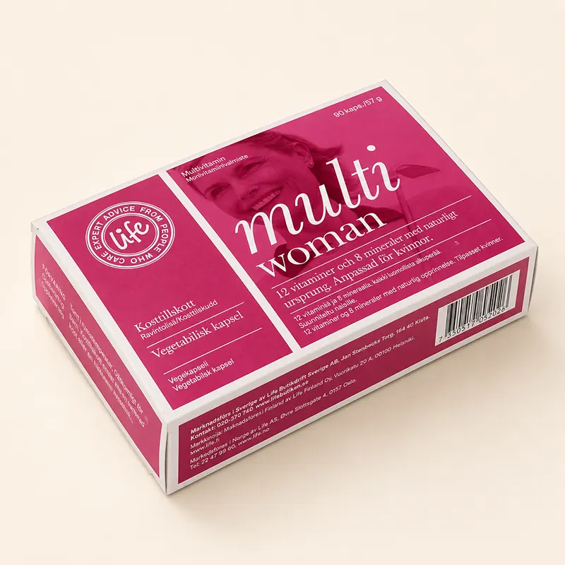 Custom Supplement and Vitamin Box