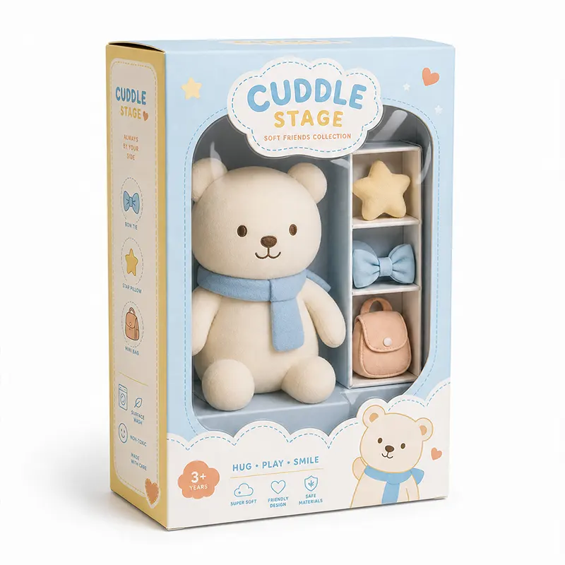 Figure doll and plush toy boxes