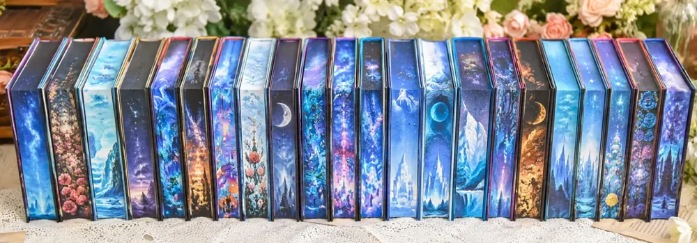Painted Sprayed Fore-Edge Printing