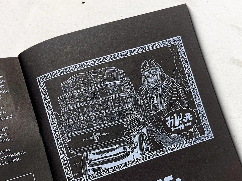 Printing on black paper