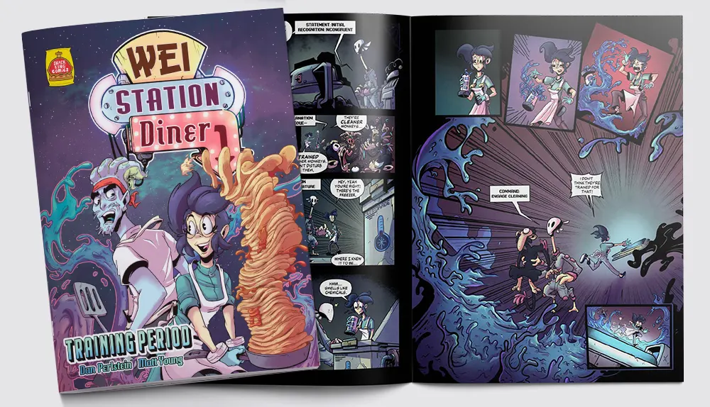 Wei Station Diner — Snack King Comics